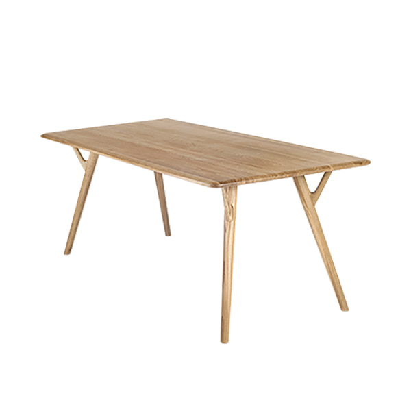 Обеденный стол из массива скандинавский дизайн Woak
