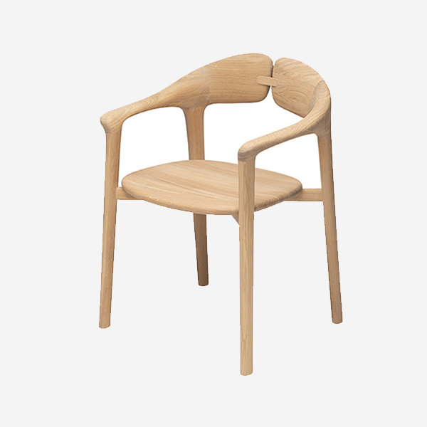 Дизайнерский кухонный стул с подлокотниками Woak Lepida Chair Armrest