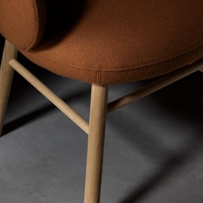 Alki Pottolo Chair дизайнерское кресло из массива дуба для гостиной и офиса