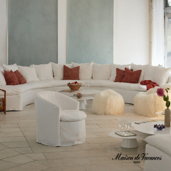 Купить полукруглый диван в стиле лофт Maison De Vacances Curve